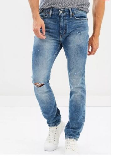 levis 510 ripped jeans